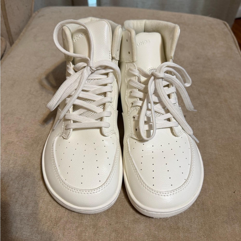 White High-Top Sneakers